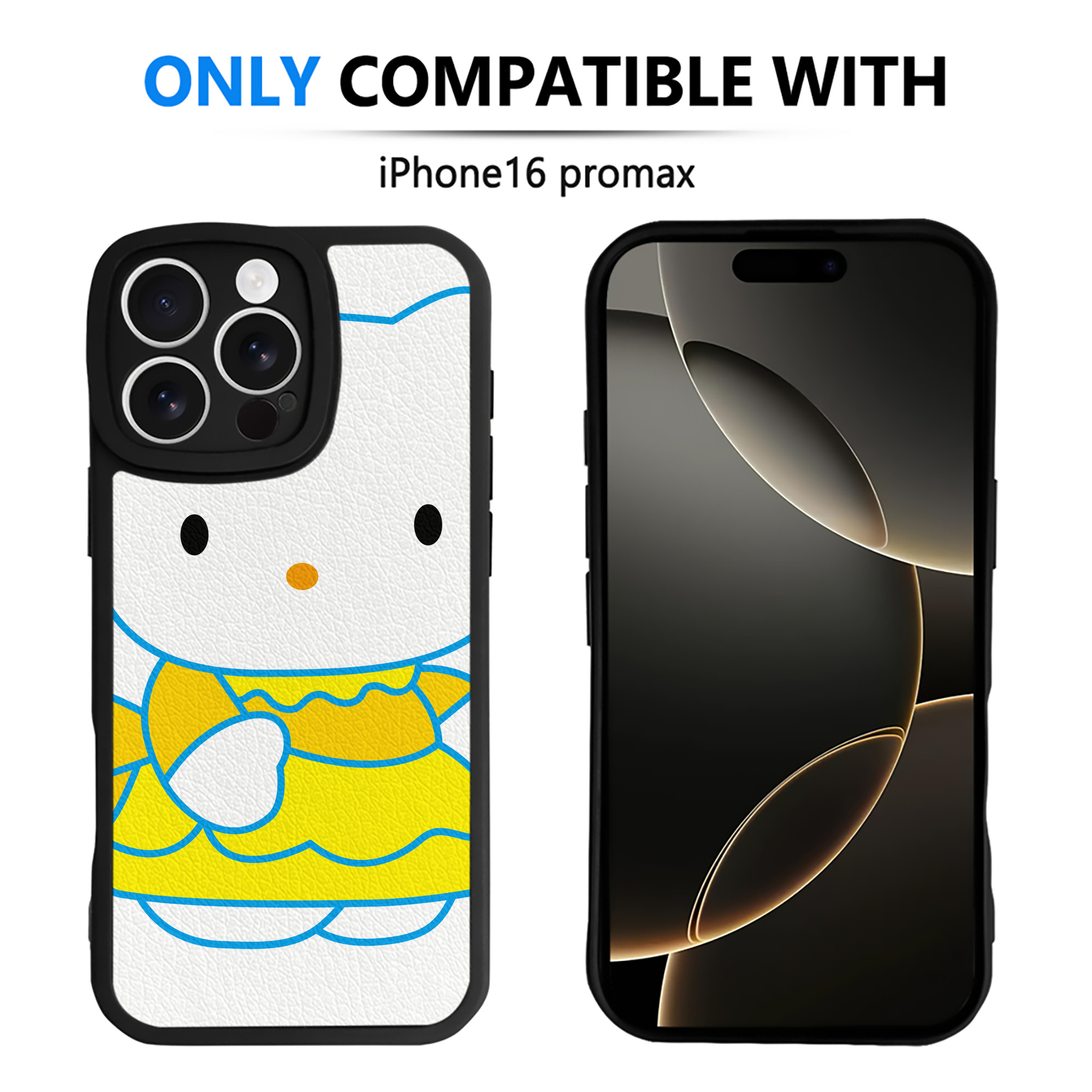 （画像用） Hello Kitty ハローキティ 【iPhone 16シリーズ対応】シリコンスマホケース（レザー調） 材質：シリコン
